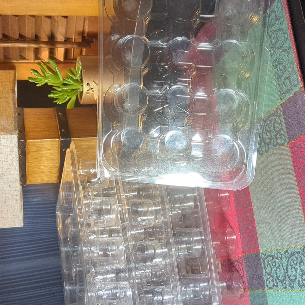 Yankee Candle Clamshell Plastic containers storage Votive Sampler Lot of 5 RARE
